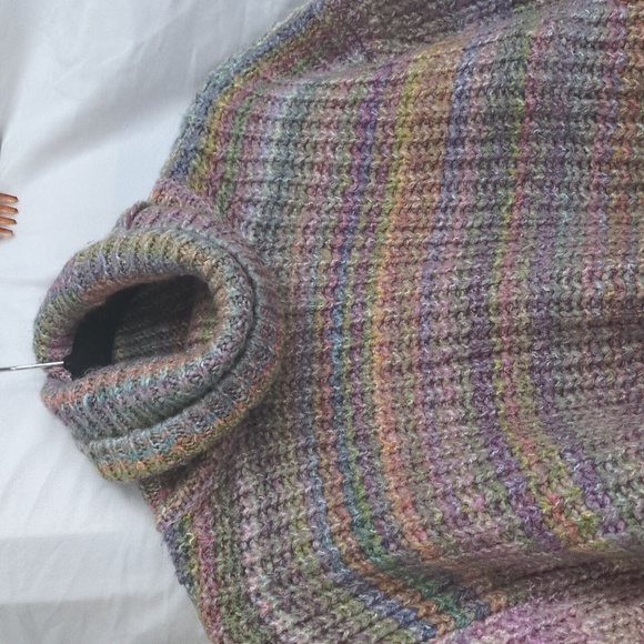 Topshop Pastel Knit Turtleneck Sweater - Picture 3 of 11